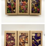 カラフルな色合いのアロマBOX。香りは6種類あり、色々なドライフラワーが入って可愛い商品です。