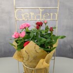 「Garden」のプレートが印象的な商品です。シンプルなデザインで、どのお部屋にもピッタリ